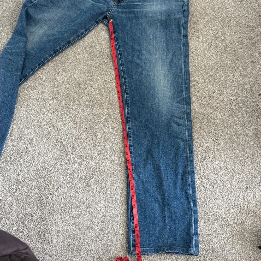 AG Adriano Goldschmied light wash mens blue jeans 34